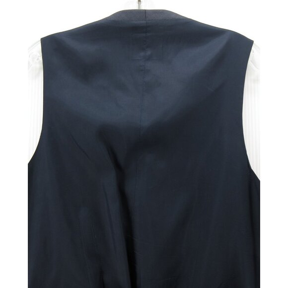 J Crew Waistcoat Vest Medium Wool Jacket Coat Belted Classic Formal - Picture 7 of 11